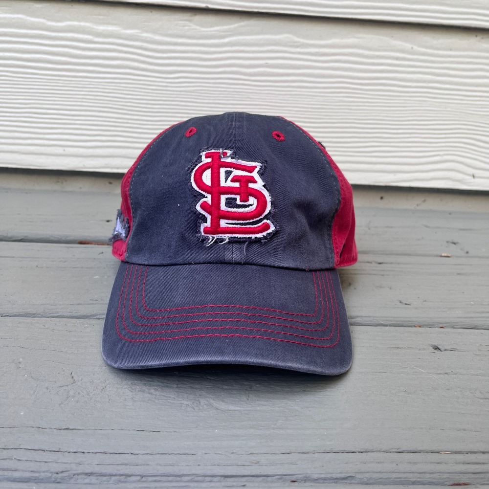 '47 Brand Baseball Cap Mens OSFM Navy Red‎ Distressed St. Louis Cardinals Hat
